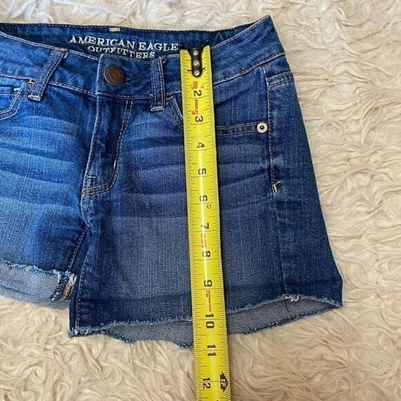 American Eagle Outfitters stretch denim shorts 00 - Picture 5 of 7